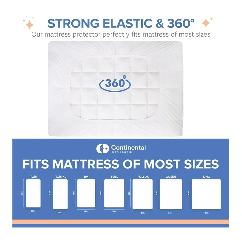 Protège-matelas en coton, Grand