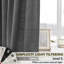 Paire de rideaux semi-transparents avec passe-tringle et passe-tringle-218249362-218550413
