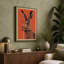 Portrait of a Hare Botanical - Wrapped Canvas-1618314240-1618314253