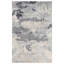 Tapis gris / bleu foncé touffeté à la main Funon-584174544