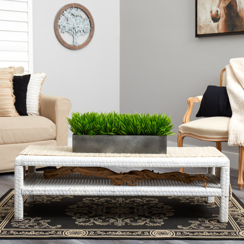 Herbe sauvage artificielle 10 po en pot
