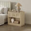 Tables de chevet l 30,7 po Helio avec 1 tiroir et 1 armoire de rangement ouverte-119845558-116235821