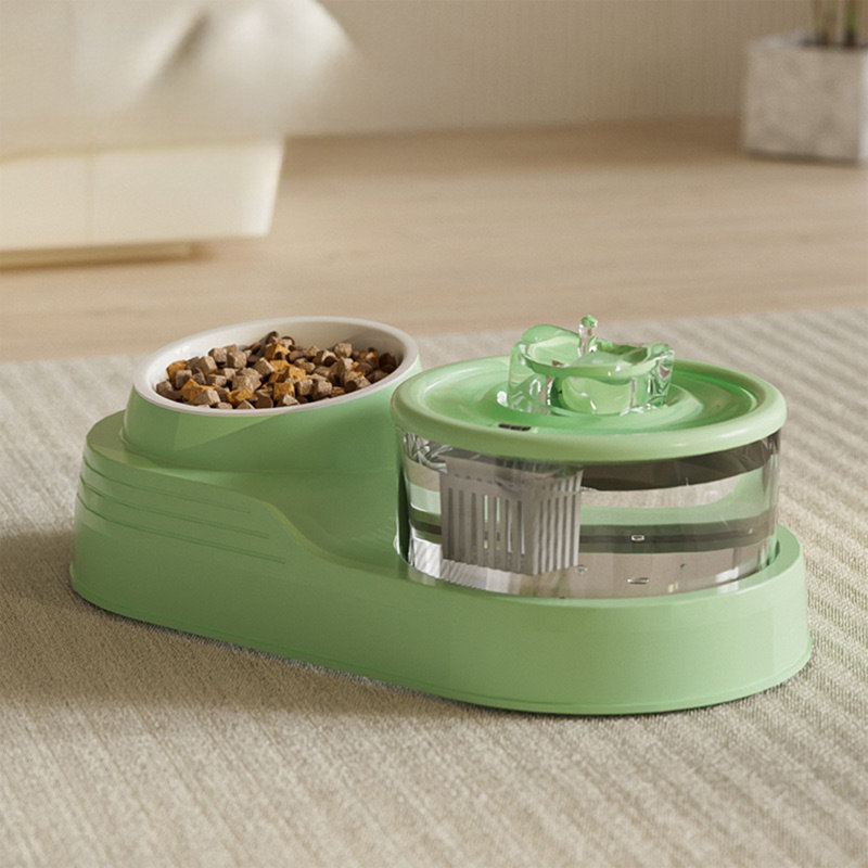 Distributeur d'eau à circulation automatique Cats Bowl, Vert