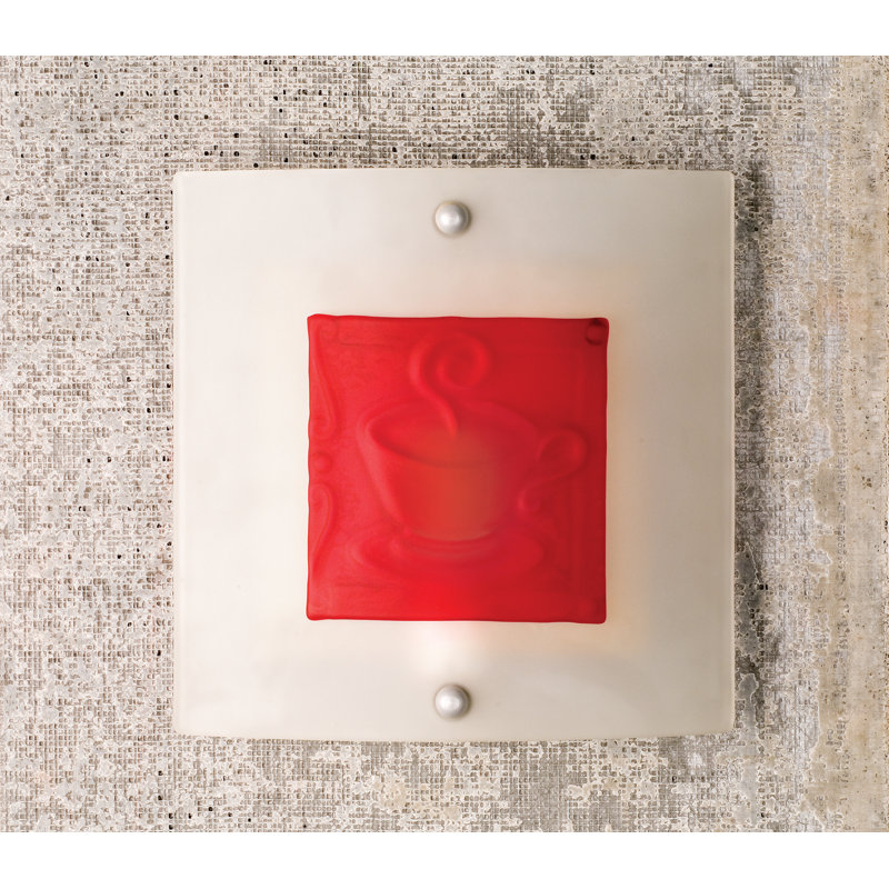 Metro Fusion Steel Flush Mounted Sconce