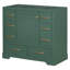 Meuble-lavabo 36 po - Armoire de base, 6 tiroirs, en bois massif et tablette réglable, style moderne, option d'assemblage requis-1915571299