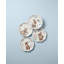 Butterfly Meadow Bunny 4-Piece Accent Plate Set