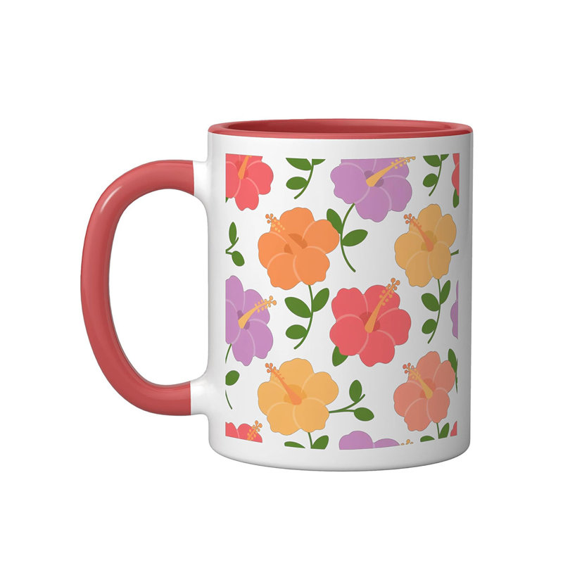 Ceramic Coffee Mug, Red