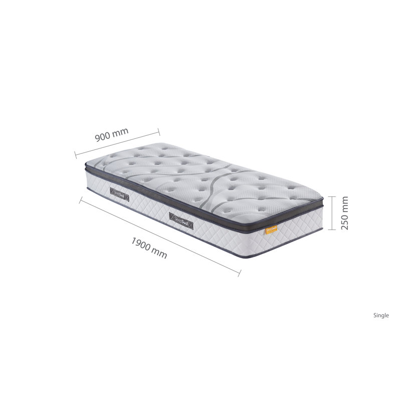 Darwin Brieaddy Pocket Sprung 1000 Mattress, Single (3')