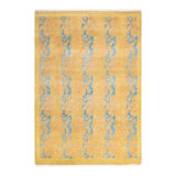 Classic One-of-a-Kind 4' 1" X 5' 10" Hand Knotted Area Rug