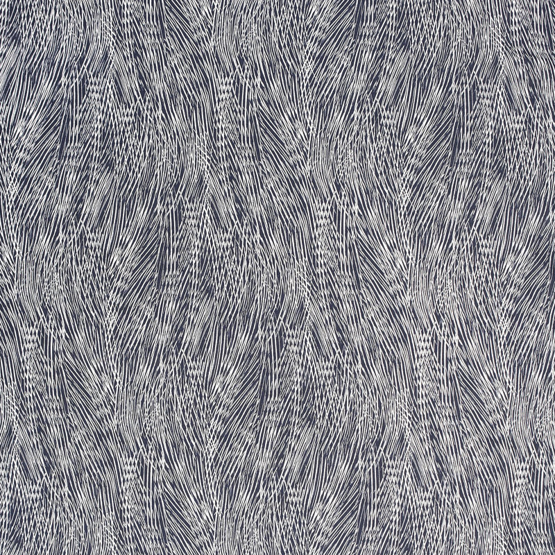Tissu grande cascade, Indigo
