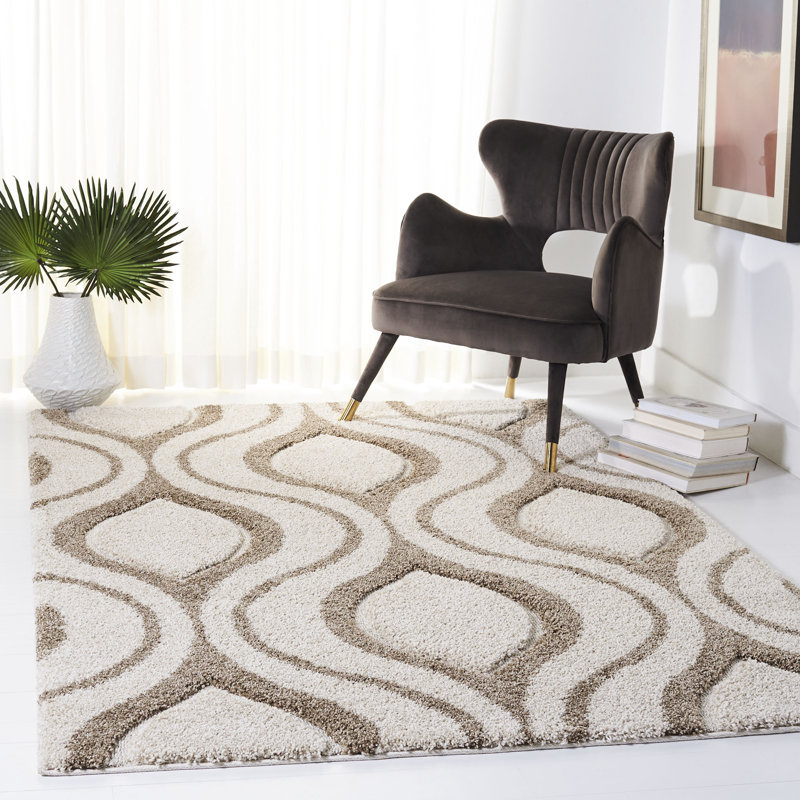 Tapis ivoire / beige Altoona, Rectangle 6 pi x 9 pi