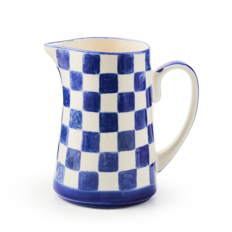 Check Pitcher, Indigo