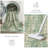 Distressed Abstract Non Slip Washable Area Rug(5'X7', Green)-819964418