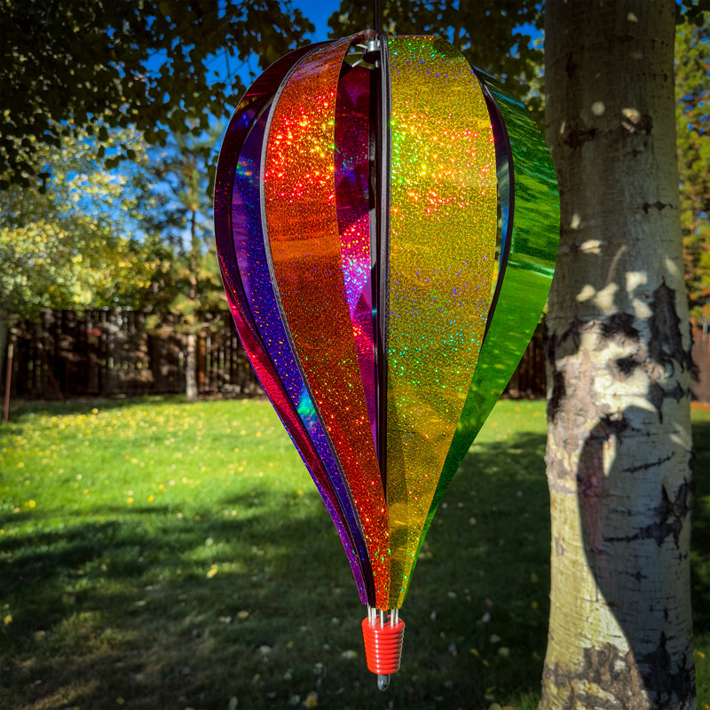 Montgolfière 8 panneaux Jumbo Rainbow Glitter