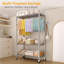 115cm Rolling Clothing Rack-1996520113