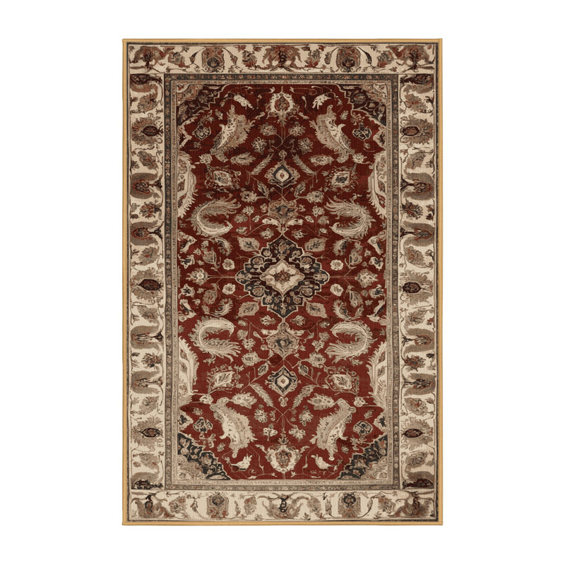 Tapis brun lavable à la machine, Rectangulaire 2 pi x 3 pi