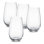Entrée Set/4 5.5" Crystal Drinking Glasses