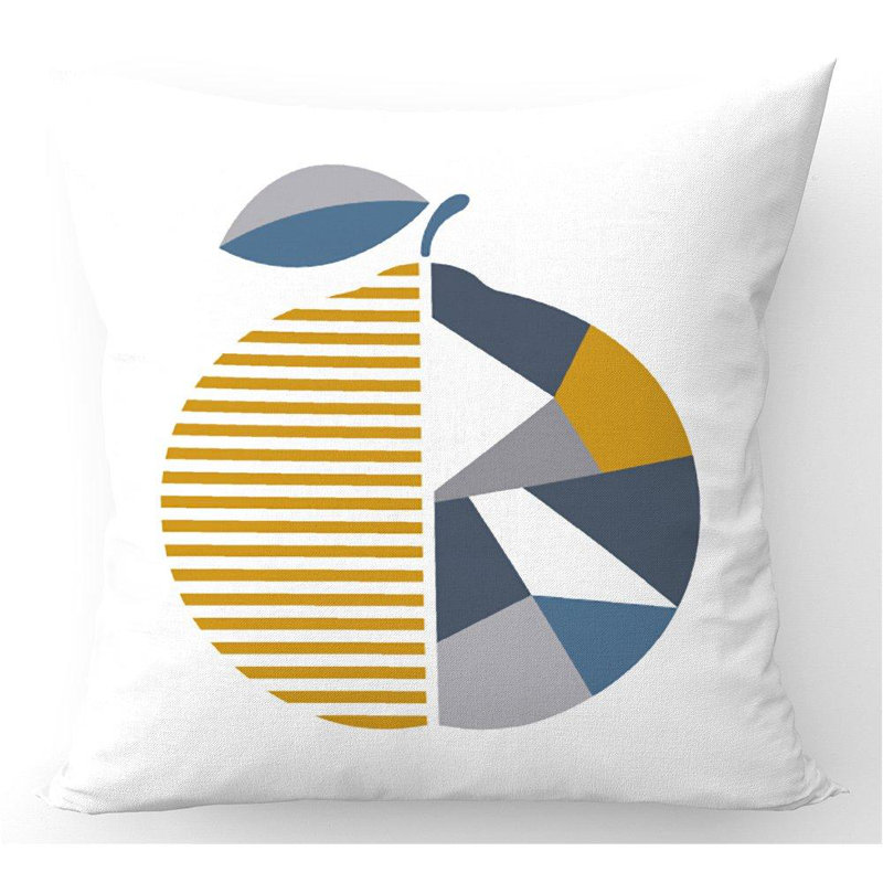 Erica Geometric Square Throw Cushion