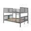 Lit superposé avec échelle pour meubles de chambre à coucher, chambre d'amis-762127833