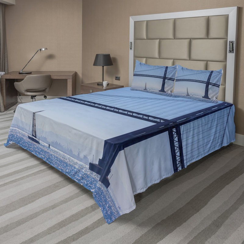 Microfiber Sheet Set, Full Sheet Set + Fitted Sheet + 2 Pillowcases