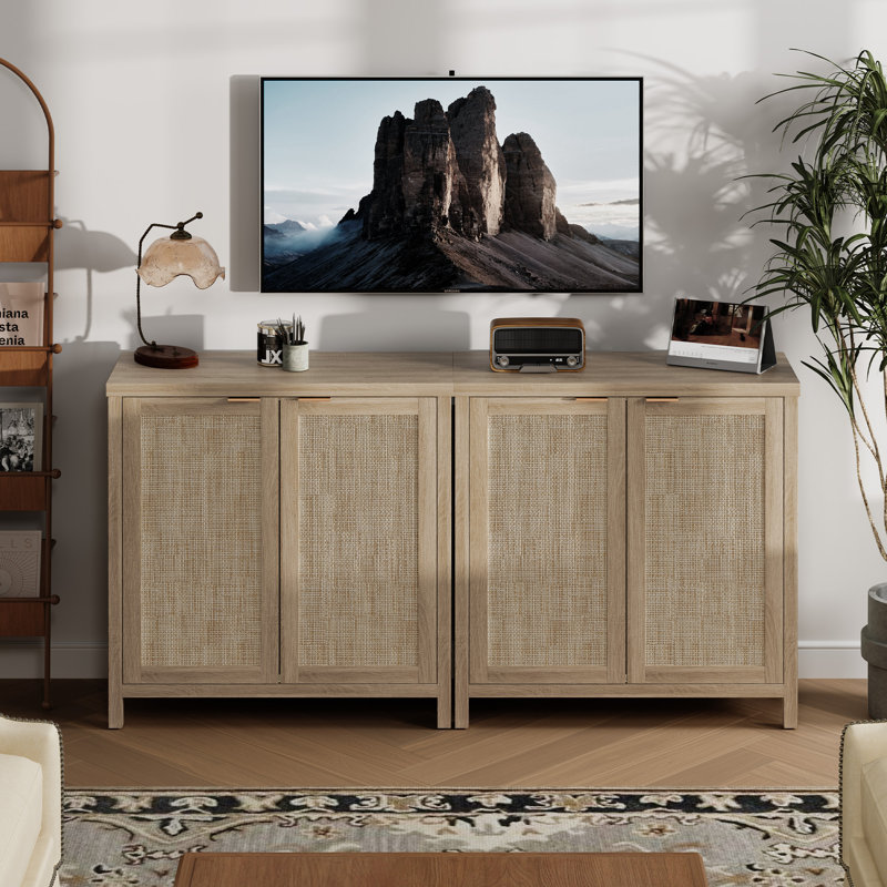 Safura 34.3'' Sideboard, Natural Oak, 2