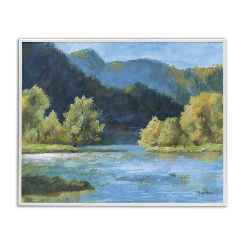  Art de giclée encadrée par Blue Britt, H 11 po x l 14 po, Giclée encadrée blanc bord de mer