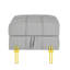 Repose-pieds en cuir avec rangement-516514043