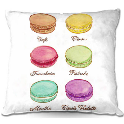 Couch Laduree Macaroons I Throw Pillow