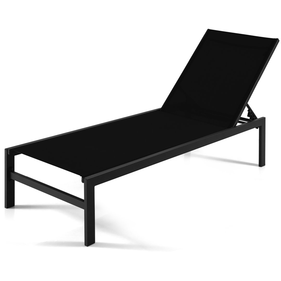 Outdoor Metal Chaise Lounge , Cushion Included Latitude Run®