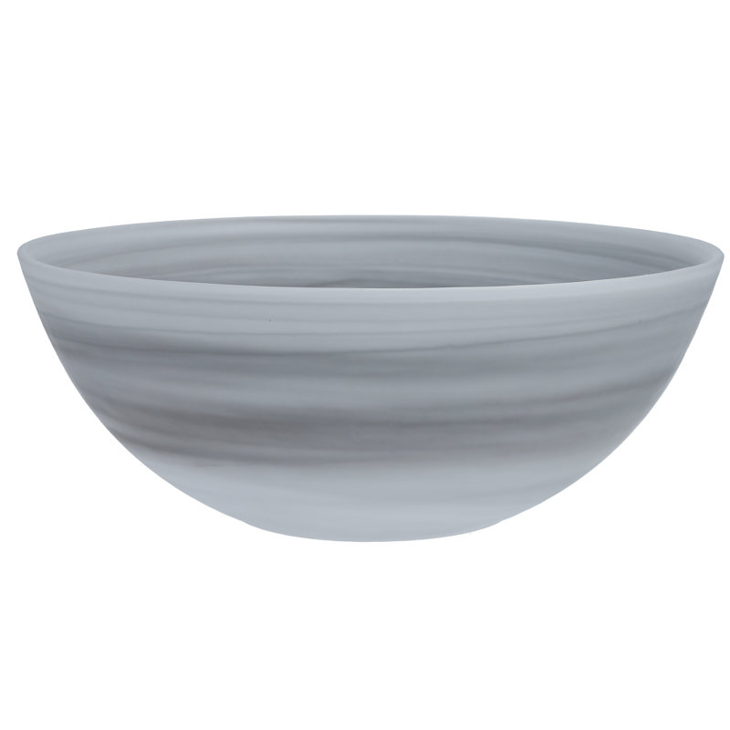 D&V La Jolla Amethyst 9.75" Serving Bowl, Set of 2, Storm Grey