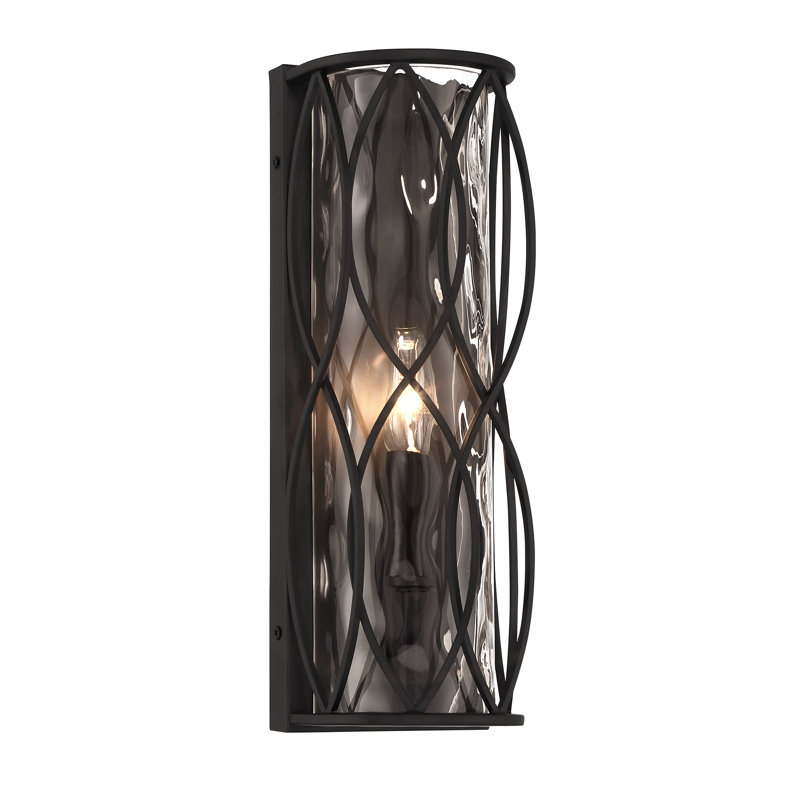 Snowden 1-Light Wall Sconce in Matte Black, Matte Black