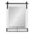 Dayanah Wood Mirror with Shelves-70966646