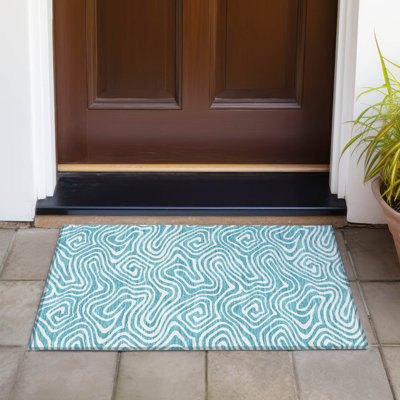  Tapis doré intérieur / extérieur lavable à la machine Chayden ACN1020