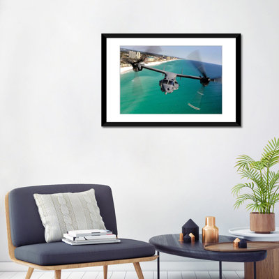 " A CV-22 Osprey Aircraft Flies Over Florida's Emerald Coast " by Stocktrek Images
