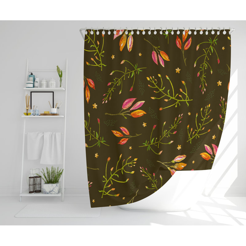 Judique Polyester Shower Curtain Set, 168cm H x 168cm W