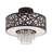 Fabric Semi Flush Mount-22375461