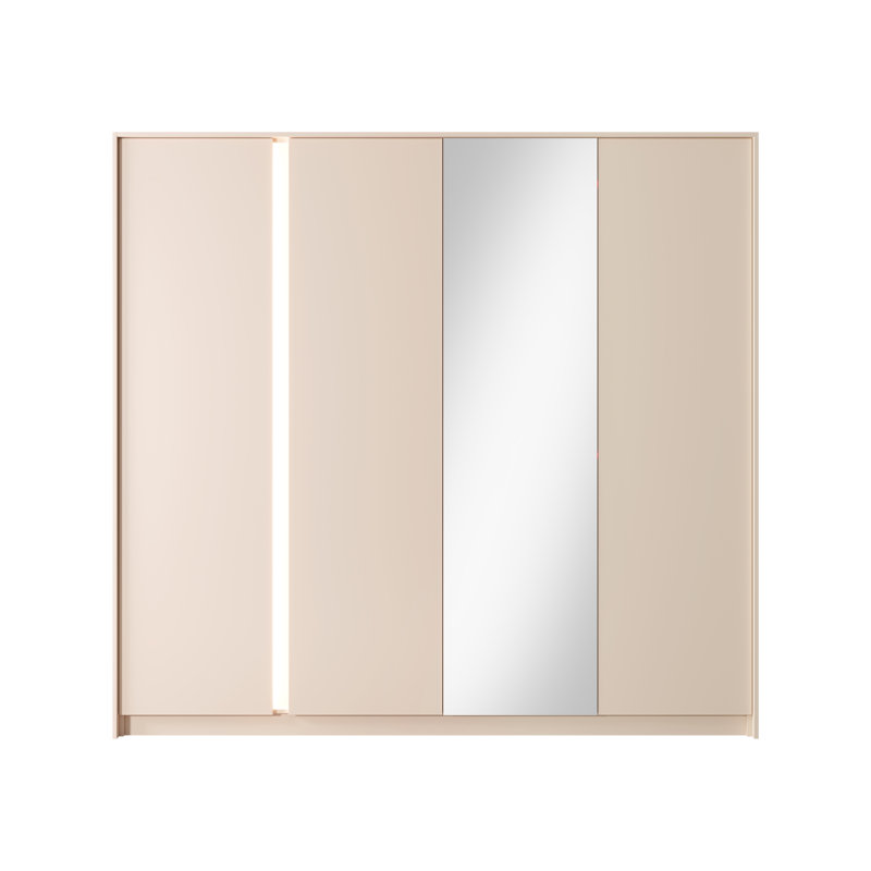 Aidi 4 Door Manufactured Wood Wardrobe