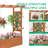 Sabeera Wood Planter Box with Trellis-718423084