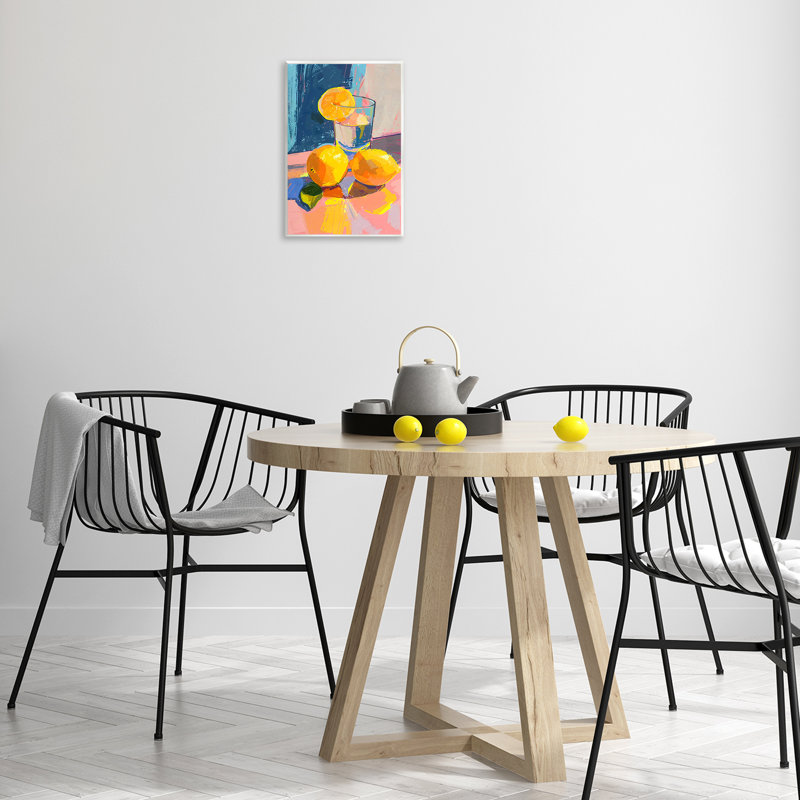 Plaque murale «Lemon Water Table Spread» par Creative Studio, H 15 po x l 10 po