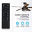 52" Industrial Farmhouse Ceiling Fan with Lights and Remote-1501636407