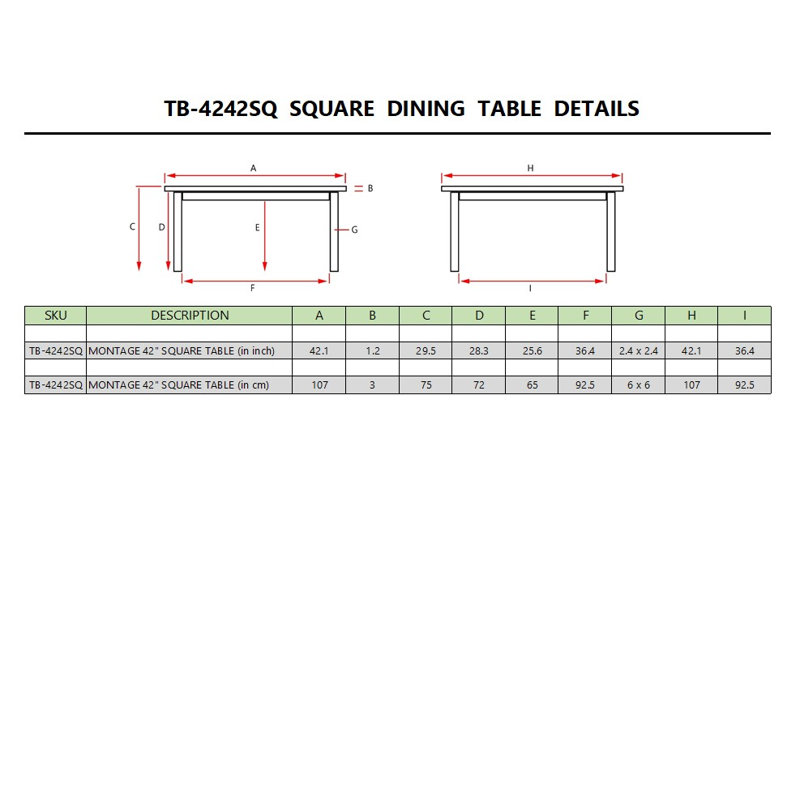 Arianie Outdoor Square Teak Coffee Table