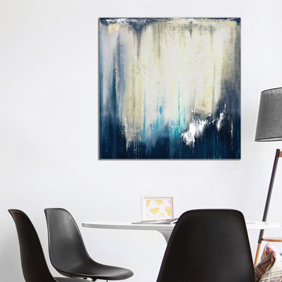 Blue Illusion II 1 Piece Wrapped Canvas Wall Art