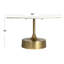 Table basse en aluminium et marbre Vivian Luxe, or-1661970486-1673689617