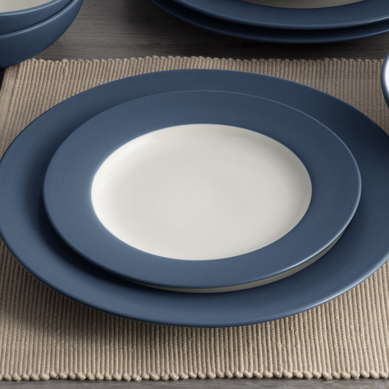 Noritake Colorwave Rim Salad Plates, 8-1/4", Blue