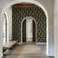 Areca Palm - Golden Black Wallpaper