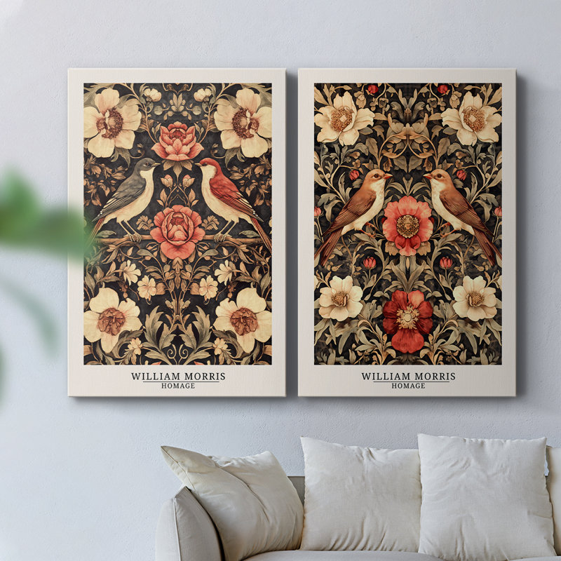 Toile tendue avec châssis de la meilleure qualité de la série WG-MRRIS de CD-XX - Prêt à accrocher, H 60 po x l 80 po