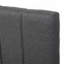 Lit plateforme double tapissier avec lit gigogne simple et 3 tiroirs, tissu en lin