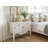 Avenall 40" Mid-Century Modern Fluted Wood Storage Cabinet & Entryway Console Table – Vintage Reeded Sideboard Credenza for Living Room,White.-837877566
