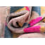 Housse et insert de coussin rectangulaire en soie / velours-101830075