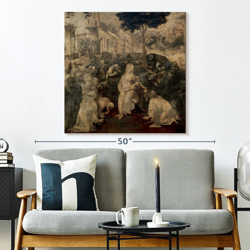Adella Adoration des mages, H 33 po x l 33 po